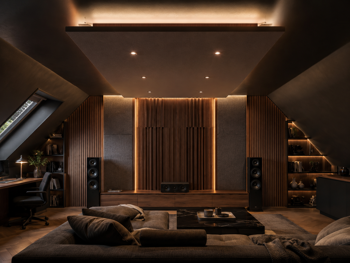 Architektonisch integrierte individuelle RTA Akustiklösung Architektonisch integrierte individuelle RTA Akustiklösung